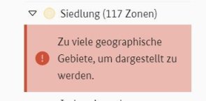 Hinweis: Zu viele geografische Gebiete, um dargestellt zu werden