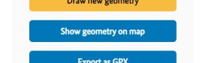 "Show geometry on map" button in the "Geometry" menu